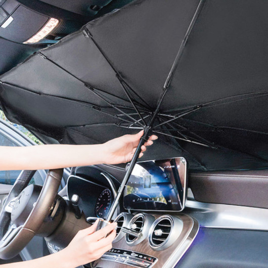 Large Car Shade Umbrellas Inside View